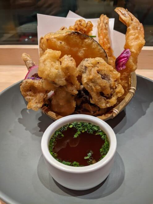 Shiro Sushi also serves tempura, photo credit Iris Gonzalez